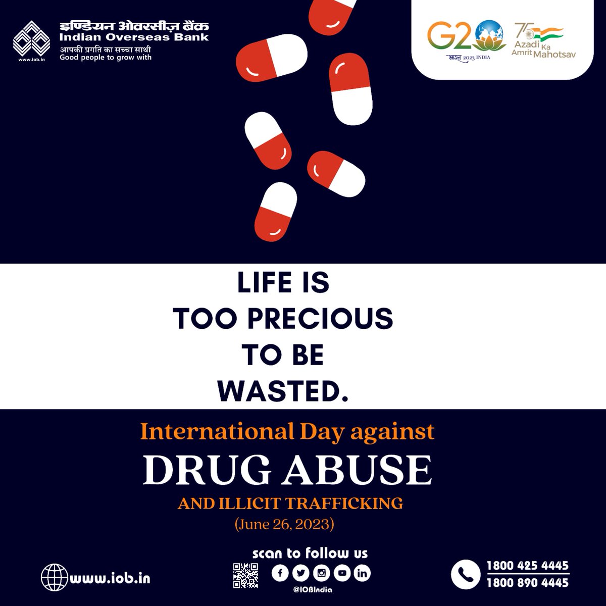 Indian Overseas Bank on Twitter ""Let's take a stand together against the destructive forces of