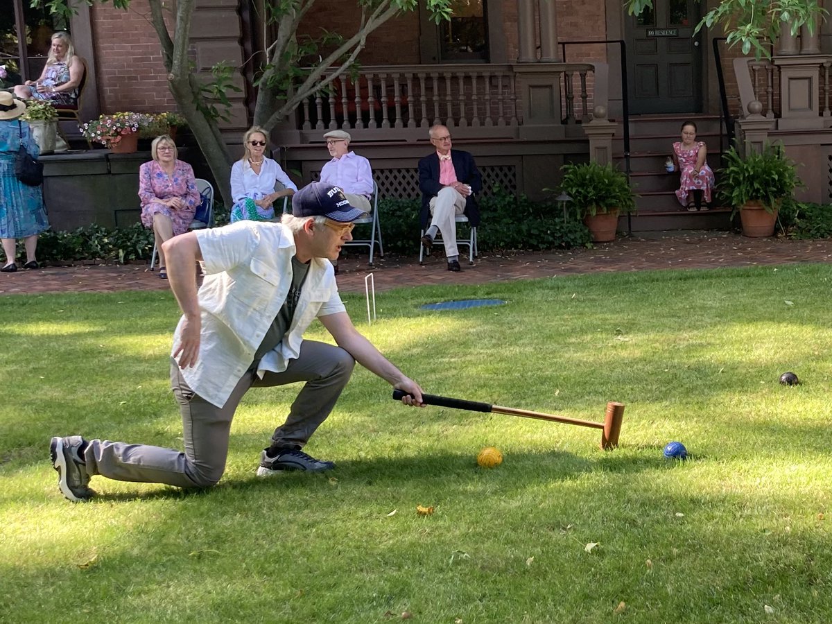 Hear me out…

A Sunday garden party croquet club for screenwriters?