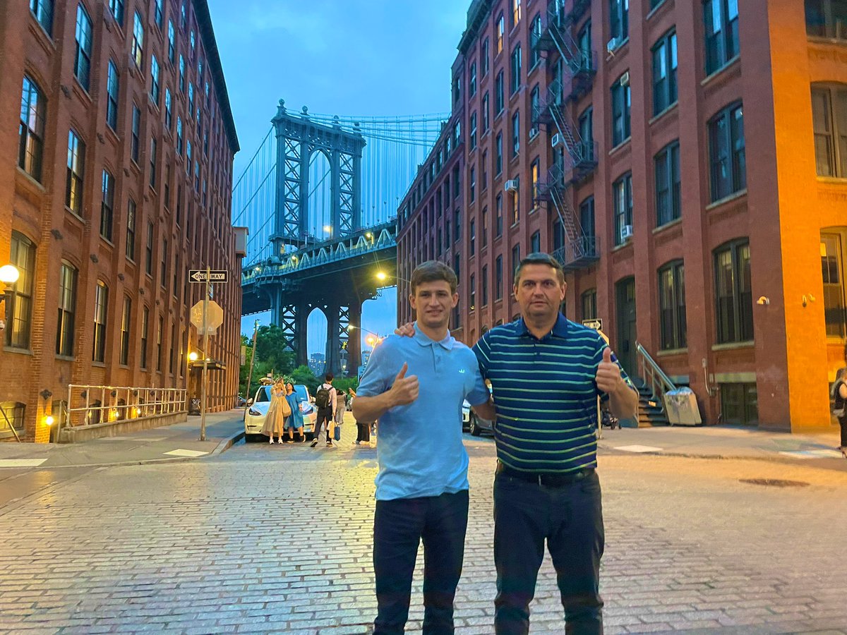 john_frankham_1's tweet photo. Been sight seeing in New York this weekend seen some sights I never thought I’d ever see me and Charles at Brooklyn Bridge this is the most photo spot in the world also the place they made Bronx tale and the Cotten Club can’t put them all on here https://t.co/vlhLPGX9PY