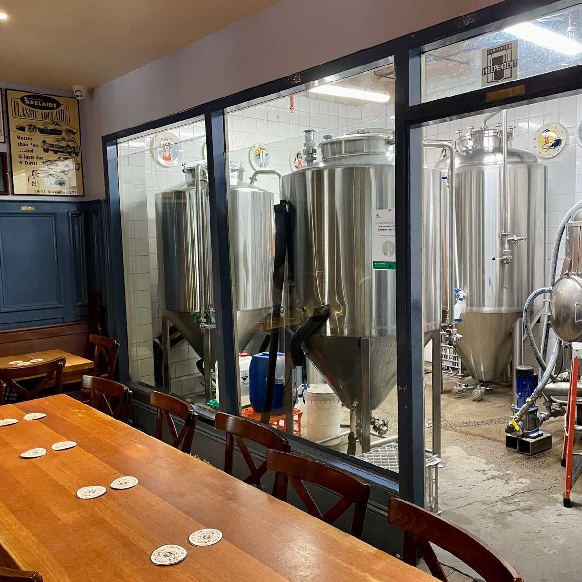 Get a front row seat to brewery action from the back bar! 📷

Located in the cellar and behind the bar of our old boy, the microbrewery is still the source of all the 100% natural ales you enjoy onsite every day.

#lordnelsonbrewery #microbrewery #independentbeer #praisethelord