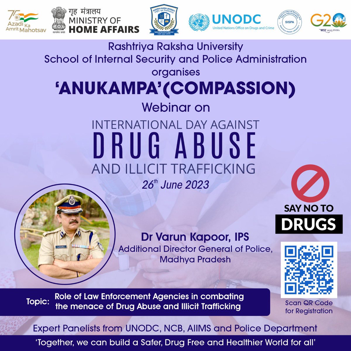 varunkapoor170's tweet image. National Narcotics Webinar 
@ Rashtriya Raksha University, Gandhinagar, Gujarat
#MyEvents
#SayNoToDrugs
#YesToLife
#redpoppycampaign
#sahaasabhiyaan
#varunkapoorips
