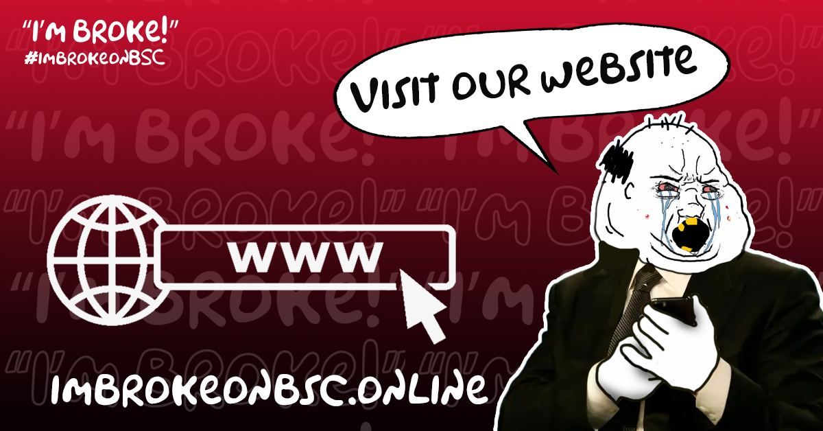 We focus on creating awesome #memes and GIFs for projects in need of shilling material. Payments received for meme/gifs will be reinvested in $BROKE for buybacks, burns, or added to the liquidity pool. A whopping 80% of meme payments go right back into our project.
#BROKE