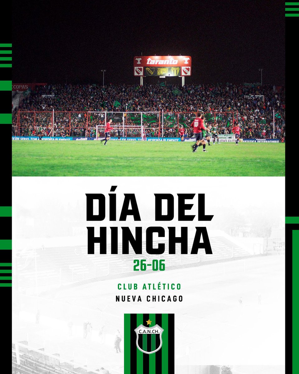 💚🖤 Hace 19 años, nuestra gente demostró ser la mejor y la más leal del país.

No hay nada igual a este sentimiento inexplicable. 

¡Feliz día para todos los hinchas de Chicago!
