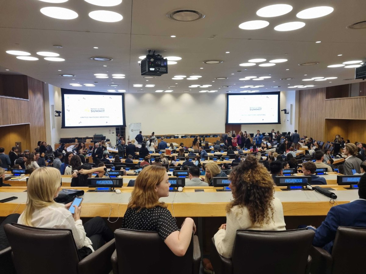 StartSomeGood's tweet image. We are proud to share that our CEO and co-founder @tomjd was at @theNEXUSsummit in #NYC. Tom joined other leaders and changemakers at the UN Headquarters to discuss how to accelerate social good around the world. In what ways are you starting some good today? ✨ #socent #impinv
