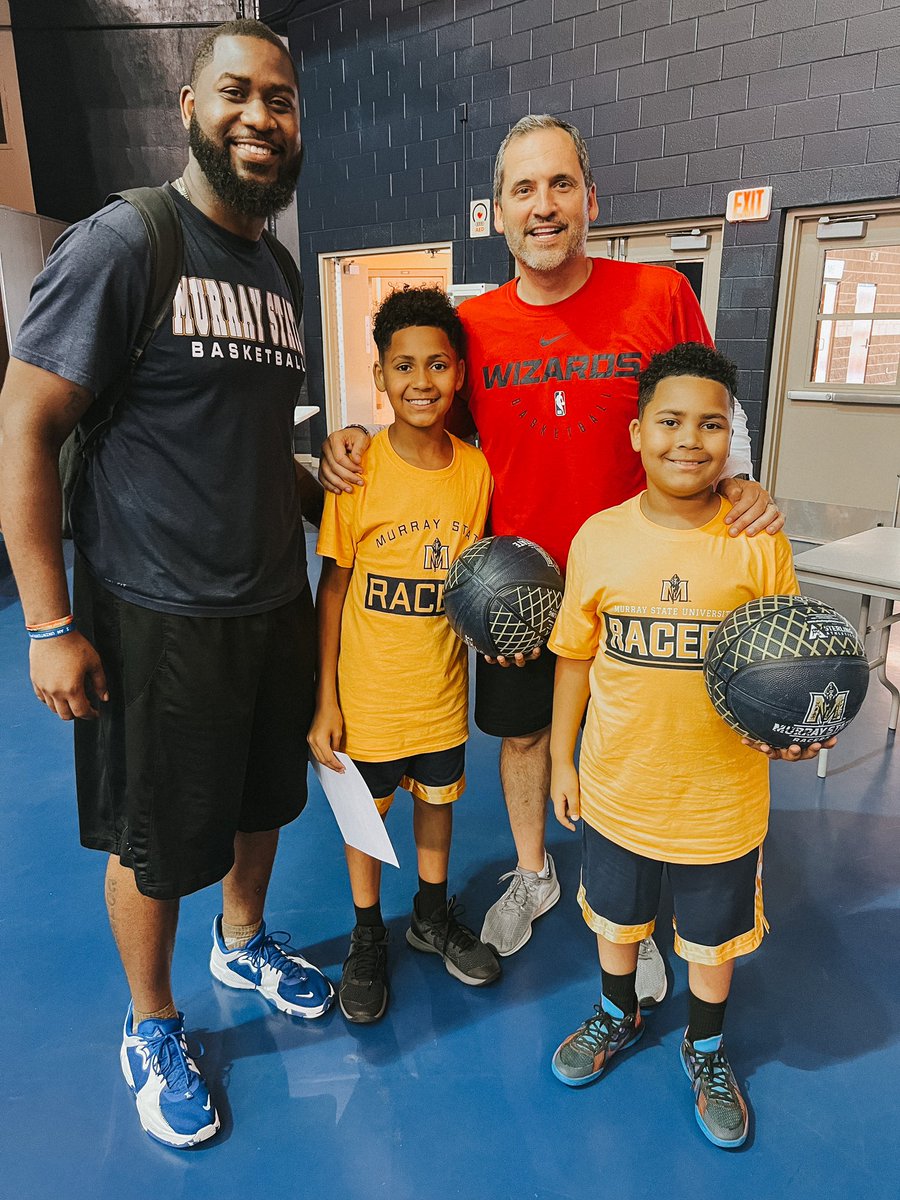 What an awesome day! The boys got to go to @RacersHoops Father/Son camp today. #goracers #likefatherlikeson