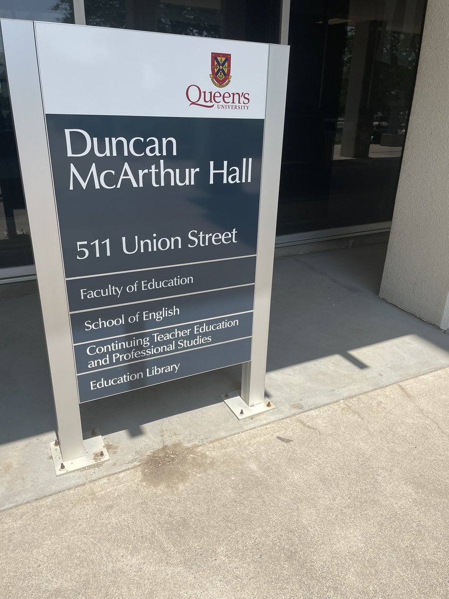 Enjoying working with new teachers in the course: English Language Learners at Queens U! Great module week on language and culture awareness.