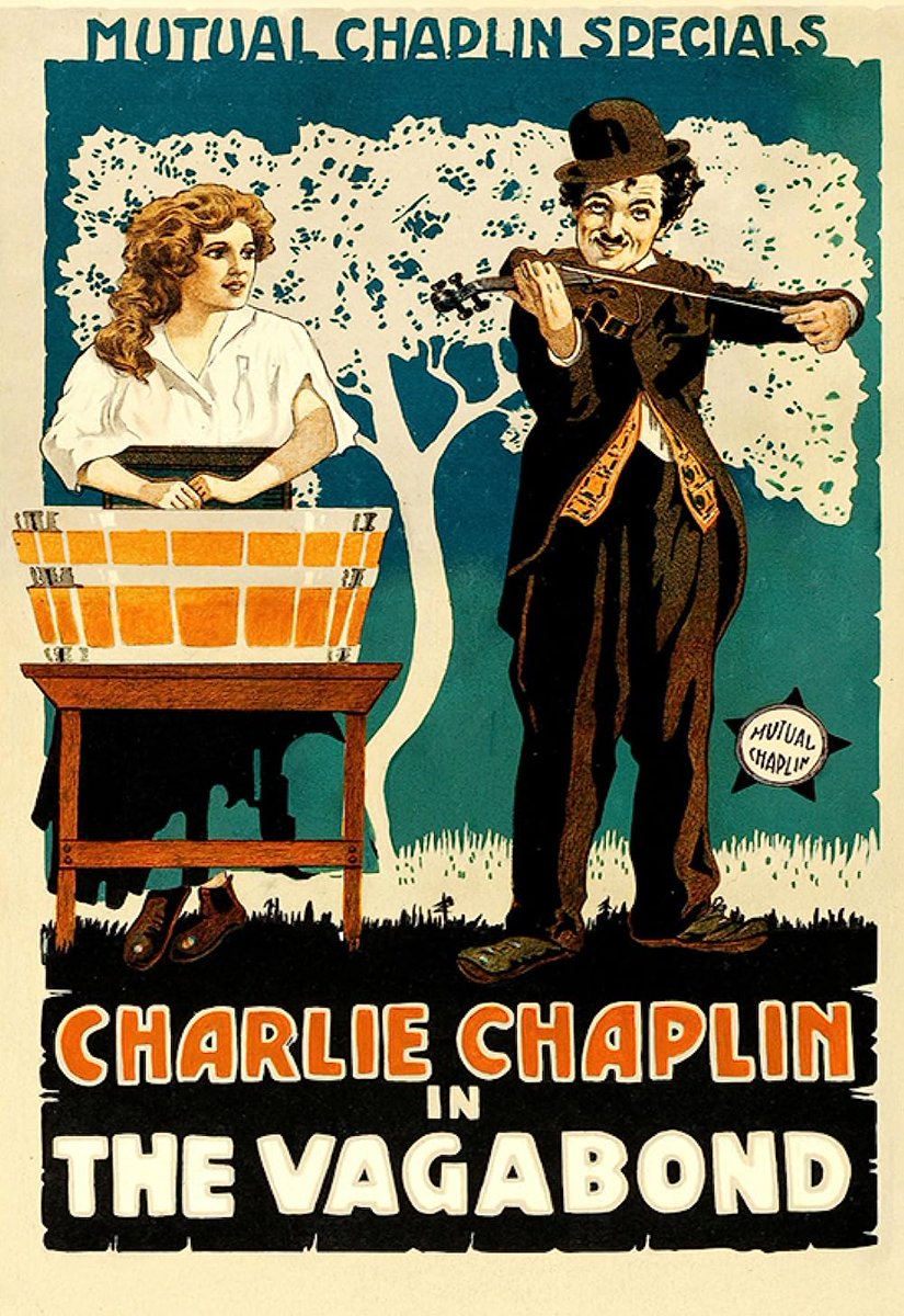 #NowWatching  #236 'The Vagabond' (1916) with #CharlieChaplin #EdnaPurviance #ClassicMovies #ClassicFilms #LetsMovie #OldHollywood #TCM #TCMParty #SilentSundayNights #SilentMovies #SilentFilms #2023MyMovieList #SaveTCM