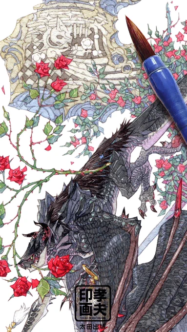 『その星に薔薇を』  ▼作品集『孝夫印画』 onl.tw/EQjcJym
