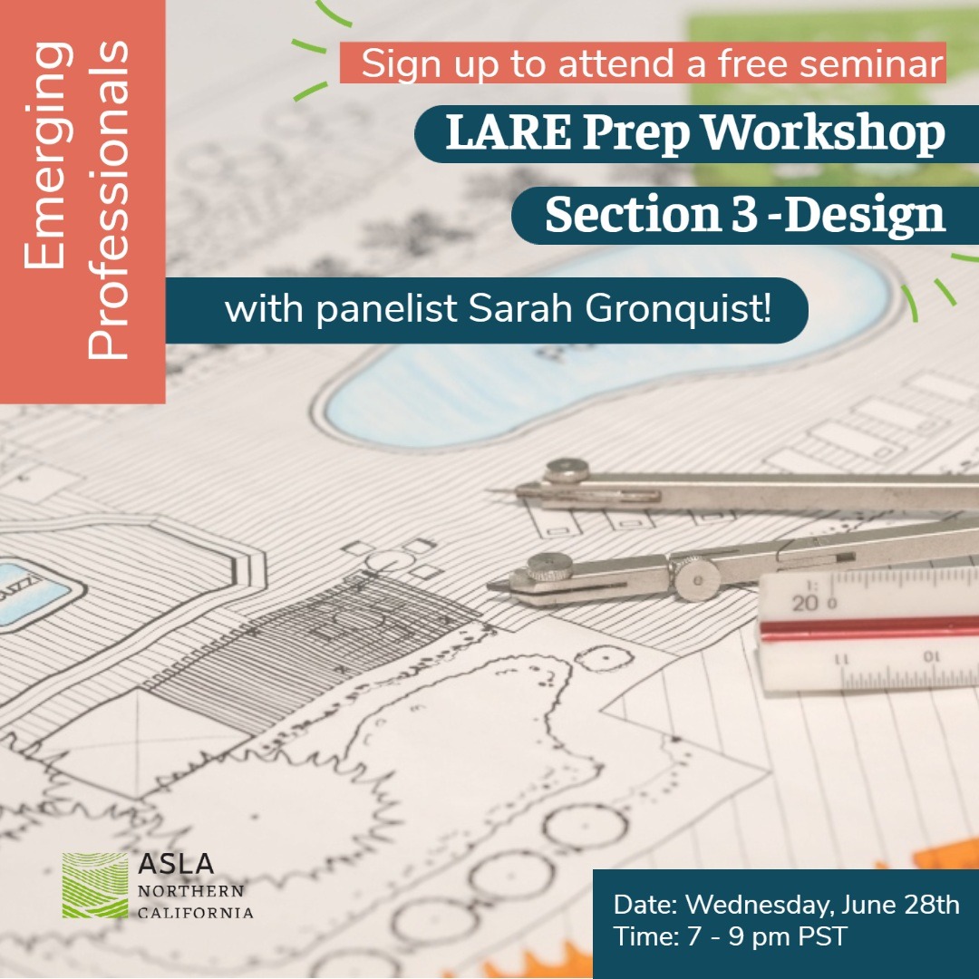 ASLANorCal's tweet image. Join us for a LARE Prep Workshop with Sarah Gronquist! This workshop will cover Section 3 and review specific subject matter of the exam specifications to give candidates knowledge and skills required to successfully pass this section. 📚 Register here: conta.cc/3N7Htzw