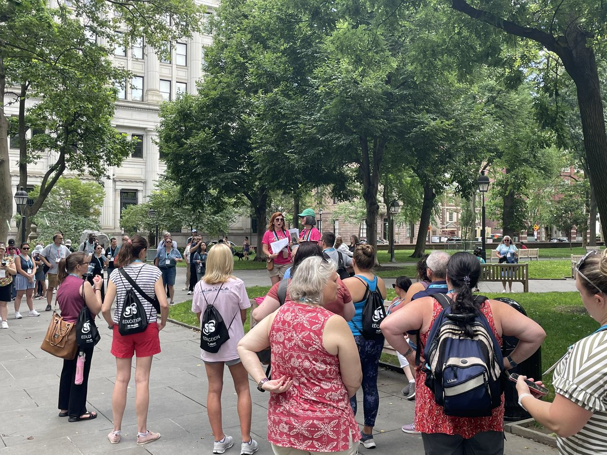 Y’all were amazing today @HistoryFrog @LucyKirchh !  #BringHistoryToLife #ISTE2023