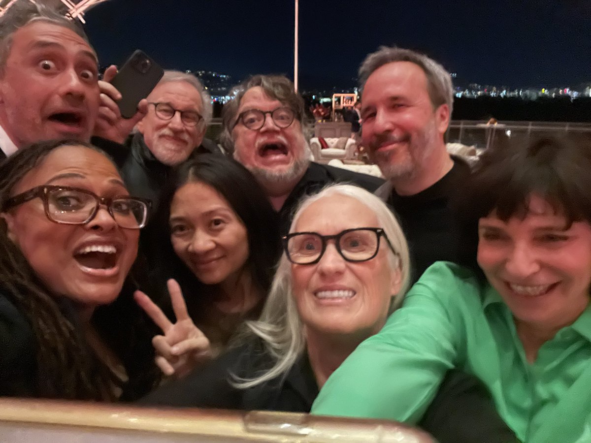 @mccrabb_will Another epic picture #TaikaWaititi #StevenSpielberg #GuillermodelToro #DenisVilleneuve #AvaDuVernay #ChloéZhao #JaneCampion #SusanneBier