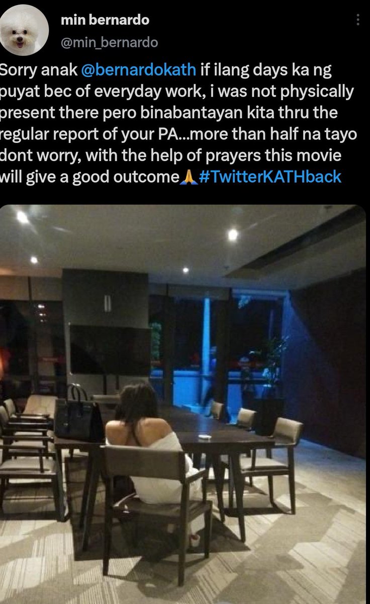 k4thwaii's tweet photo. this is why i can proudly say na all the things kathryn have how is not because she's lucky or she's the management favorite. she have all the nice things now because she literally worked hard for it. she earned it. https://t.co/pEPnXKEF7F