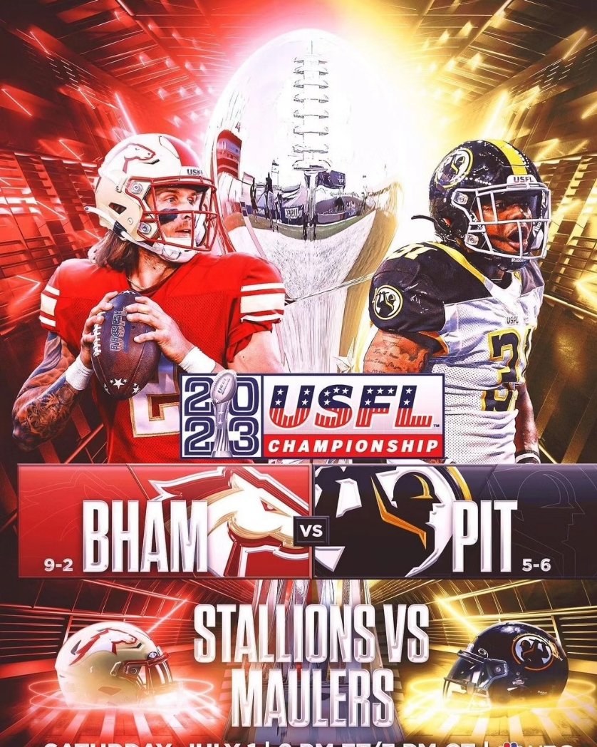 dburns26's tweet photo. To the Ship they go...
Back2Back Division Champs. @USFLMaulers vs @USFLStallions
@lorenzoburns2
@KYAHVA44
#LabProducts
#LabGang https://t.co/SKK6QHX75l