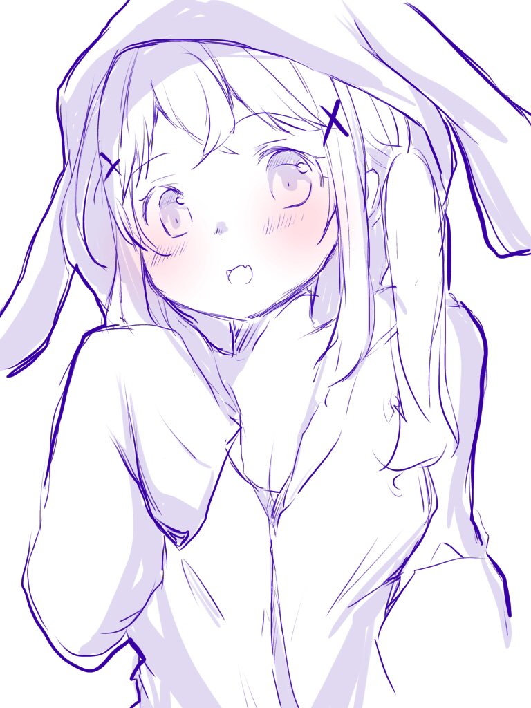 AquaClover0371's tweet photo. ぶかぶかパーカー🐰 https://t.co/AnnTz2lVex