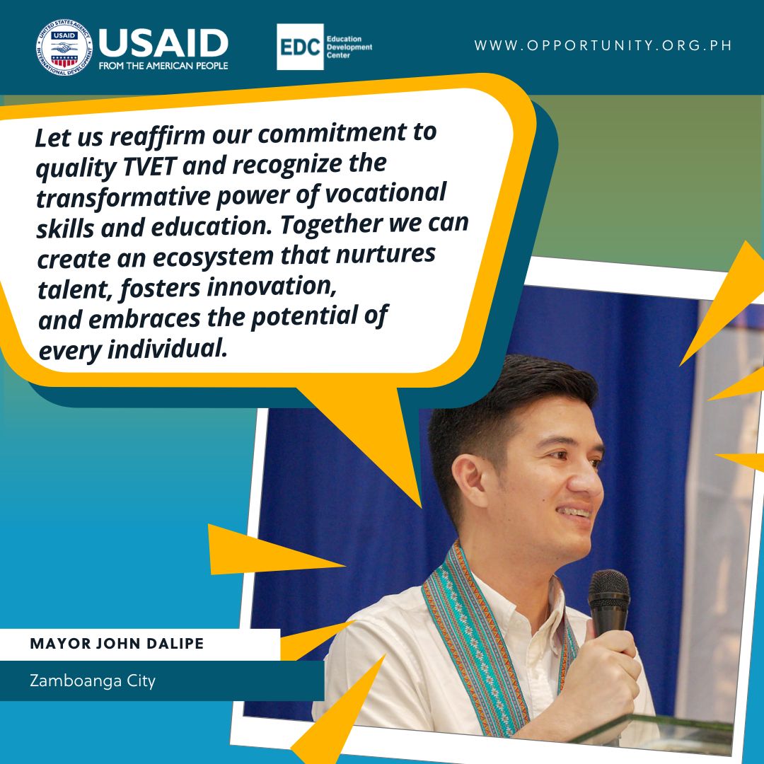 🙋‍♀️🙋‍♂️ Our work with @tesdaofficial on the Work Readiness Modules on #21stCenturySkills was well received at the multi-sectoral #TVET forum held in Zamboanga City!