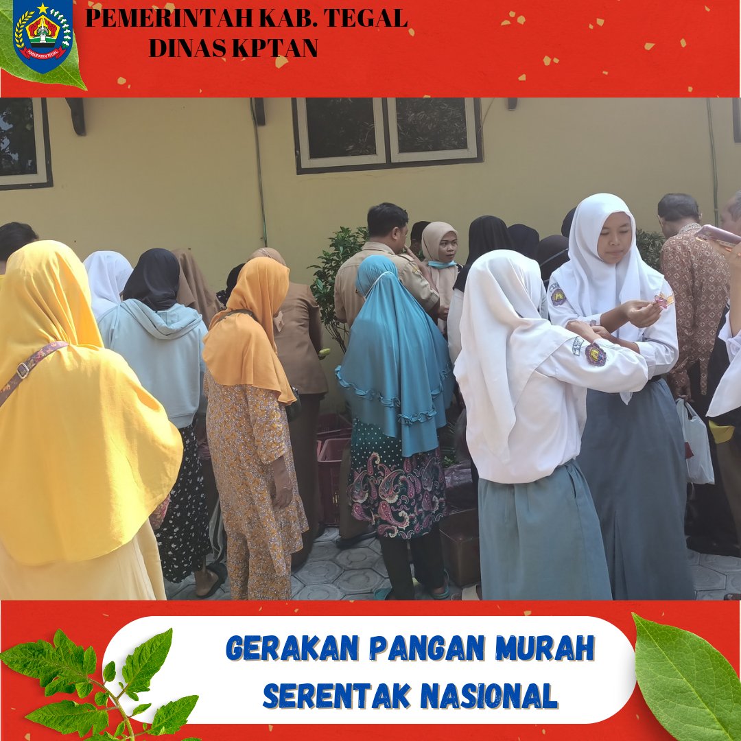 Dari Kabupaten Tegal #GPMserentak dilaunching bersama secara daring di 300 titik di seluruh Indonesia,semangat untuk menjaga ketersediaan dan stabilisasi pangan jelang idul adha 1444 H.
<a href="/BadanPangan/">BADAN PANGAN NASIONAL</a> 

#pangankuatindonesiaberdaulat #gerakanpanganmurah