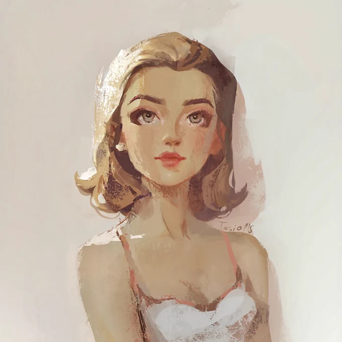 painted over this older drawing from 2018 (left) it's always fun to see my evolution