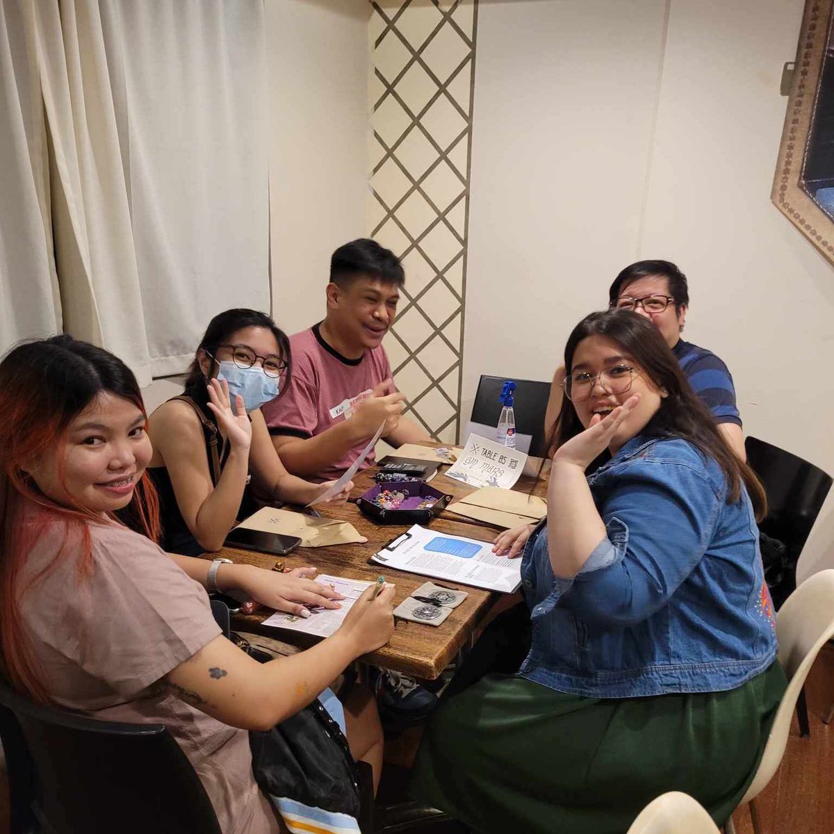 Chaosium_Inc's tweet photo. The heralds spread the glad tidings far and wide, and yesterday the newbie-friendly event to celebrate the launch of #Pendragon 6th Edition was a great success in The Philippines🇵🇭!
+100 Glory at all our friends at @greasysnitches who organised the event in Manila! https://t.co/34UhPiDvr5