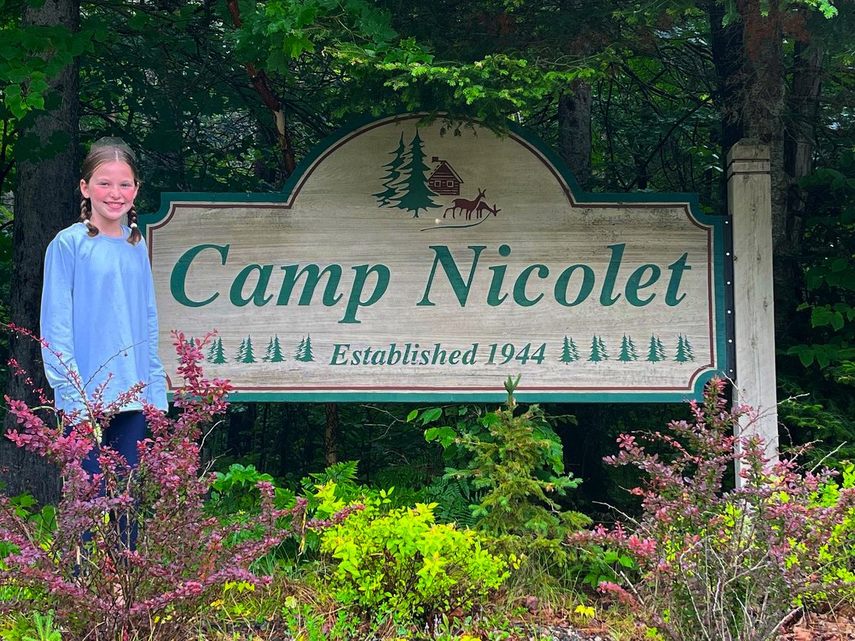 CampNicolet's tweet photo. Session I has officially begun! Campers arrived by car and bus followed by a yummy turkey dinner and cabin intros in Forest Lodge. What a great day! https://t.co/bSCXQLPaFU #nicolet23 #summercamp #girlpower #wisconsin #thinksunshine https://t.co/dlviWYHVau