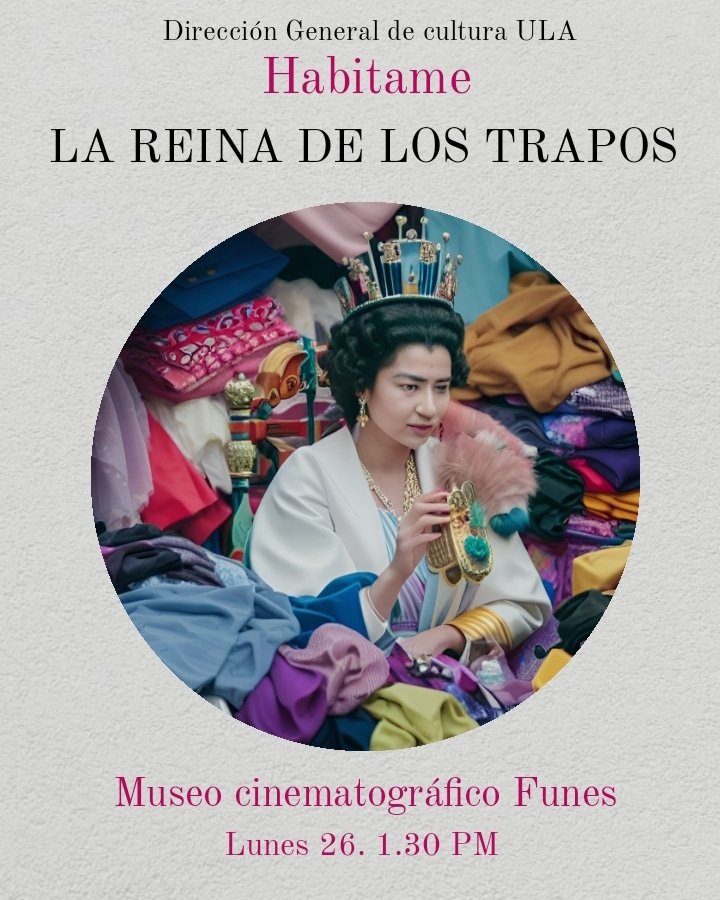 Angelicvaneiten's tweet photo. Nuestro performance La "Reina de los trapos" este 26 en el @MuseoFunes 
#performanceart #cine #meridave #arte https://t.co/KYcjDPehor