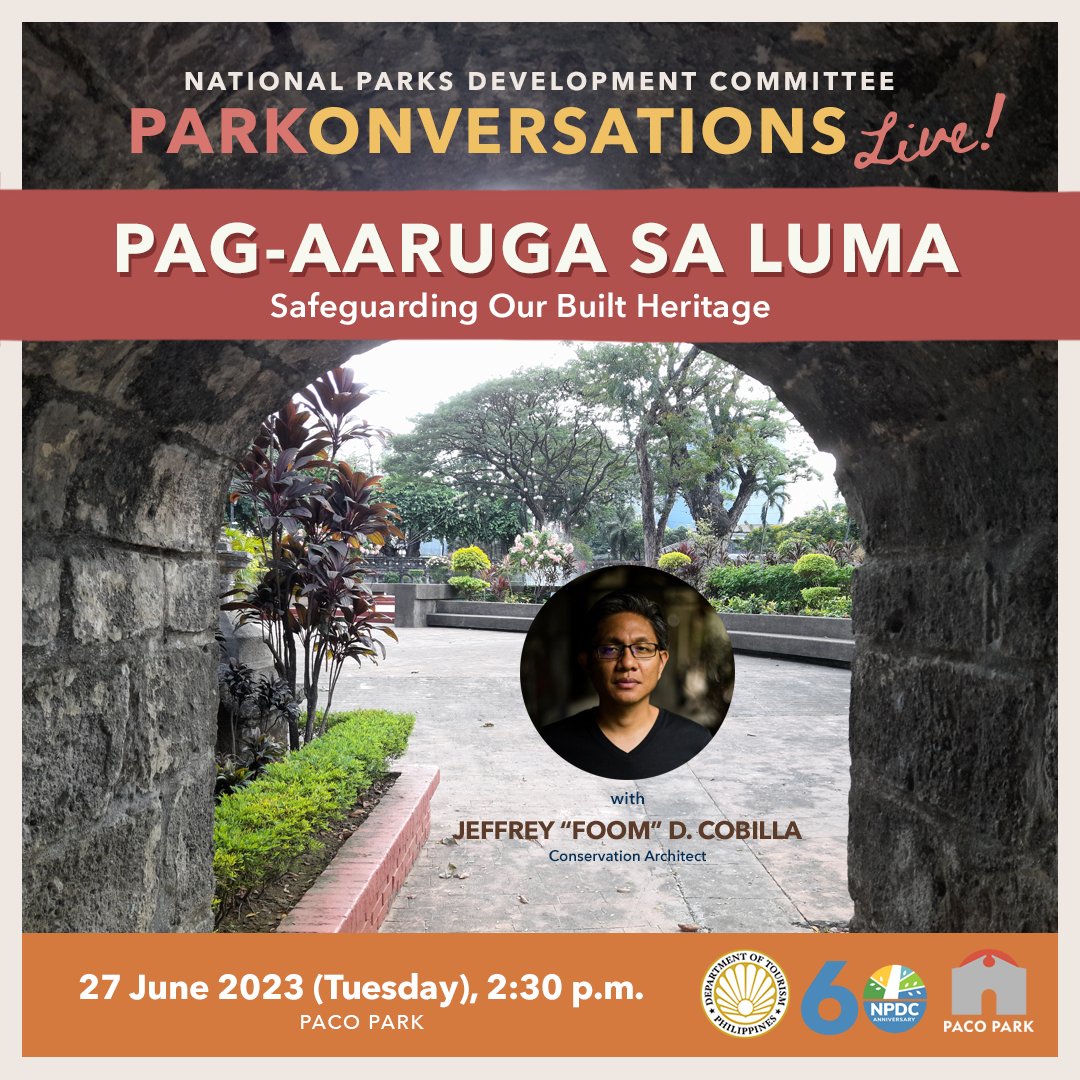 DTCAM_'s tweet photo. Calling all architects, heritage workers, students, educators, and anyone interested!  📣 
The National Parks Development Committee  invites everyone to attend the FREE seminar on Built Heritage Conservation, in celebration of the 452nd founding anniversary of Manila. (1/3) https://t.co/Jr9Qkf3qiC