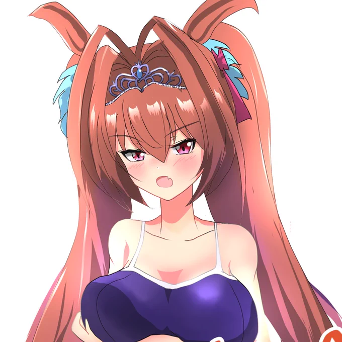 #ほっぺの斜線は可愛い 結構描いたような気がしますが