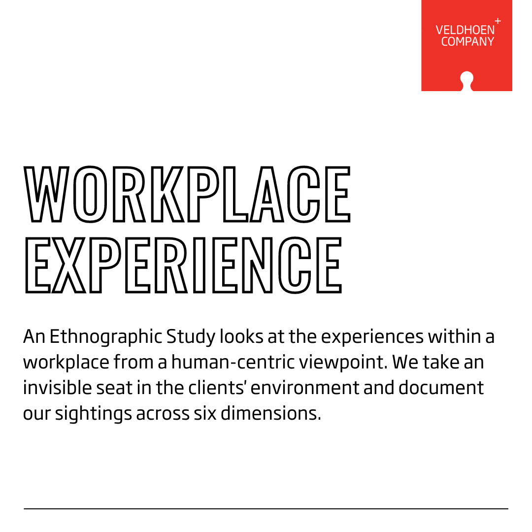 VeldhoenCompany's tweet image. What is an Ethnographic Study, and how does it look like in practice? Download our use cases here to find out more: bit.ly/3p9tZLw

#ethnographicstudy #workplacestrategy #abetterworldofwork
