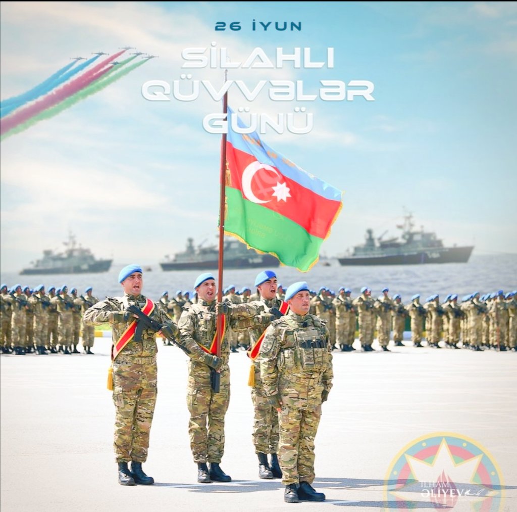 Allah Azərbaycan ordusunu qorusun. Gününüz mübarək! ❤️🇦🇿❤️
#Azərbaycan #AzərbaycanOrdusu #SilahlıQüvvələrGünü #26iyun #Azerbaijan #ArmedForcesDay2023