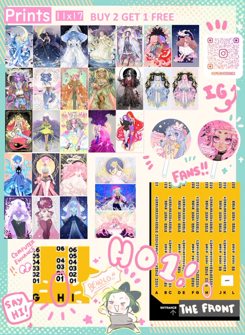 OK MY AX CATALOGUE HERE!!!!! sorry if its wonky :'D ANYWAYS find me at H01 and LETS PARTY!!!!!👀✨ #AX2023 #AX2023ArtistAlley