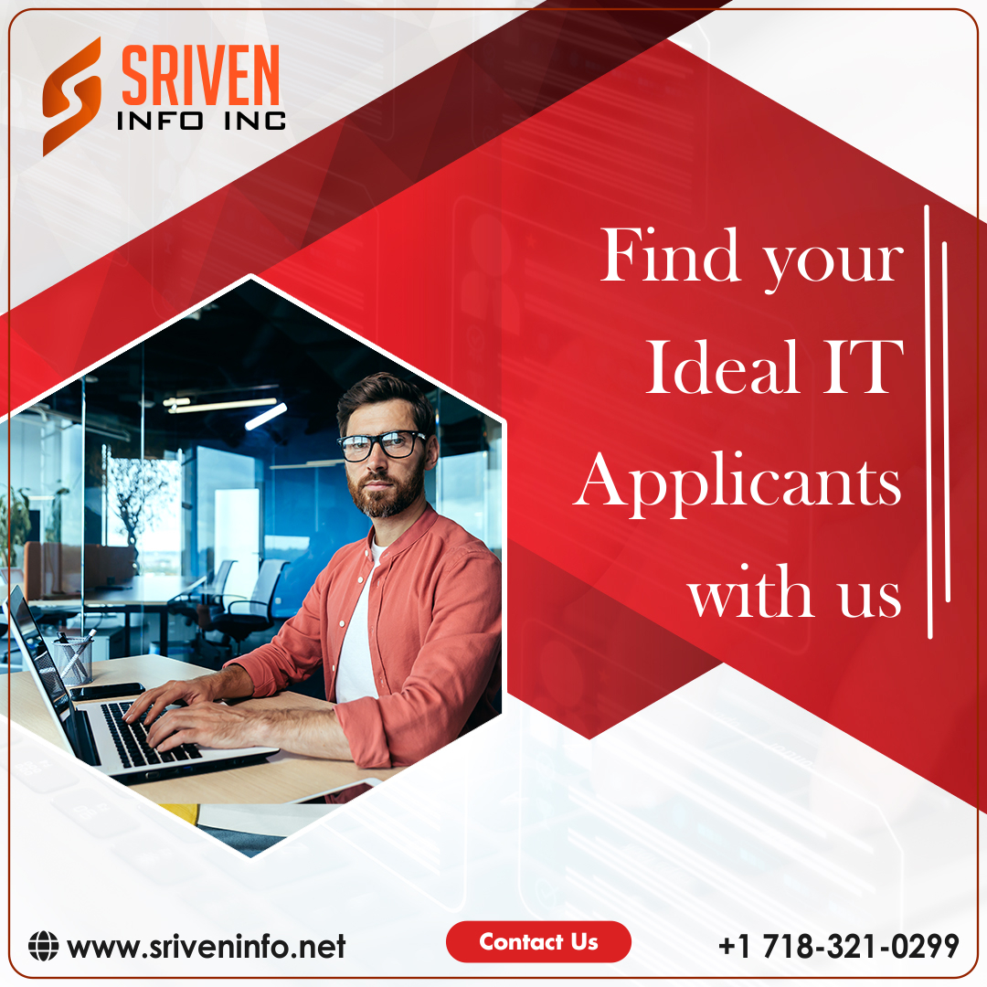 your acquisition process by outsourcing your weight to us. We will assist you in finding your ideal IT candidate through our exceptional hiring process. Contact us for more information!

sriveninfo.net

#itrecruiter #itrecruiting #recruitingservices #sriveninfoinc