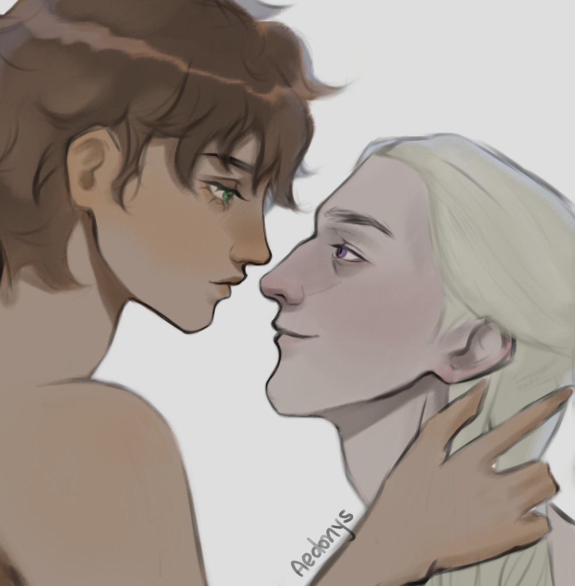 aedonys's tweet image. they r having their quiet moments

#lucemond #aemond #AemondTargaryen #lucerys #Lucerysvelaryon #hotd #HouseOfTheDragon #fanart