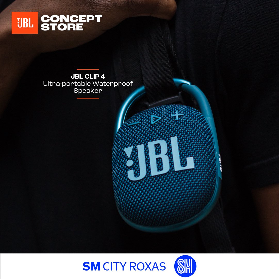 The JBL Clip 4 has a redesigned carabiner that helps you bring your Clip 4 anywhere, everywhere! Enjoy variety of vibrant colors that match your personality.

Visit our stores at Level 2, SM Roxas City

#JBL #JBLPH #JBLStore #DaretoListen #Clip4 #SMCityRoxas #EverythingsHereAtSM
