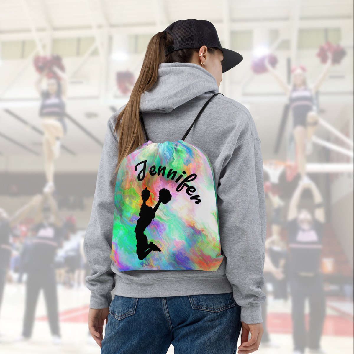 flex_gymnast's tweet image. Your cheerleader is going to LOVE this Personalized Drawstring Backpack etsy.me/3PtyzyS 
.
.
.
.
#rainbow #personalized #drawstringbackpack #cheerleading #birthdaygift #bestfriendgift #gymnastflex #tiedye