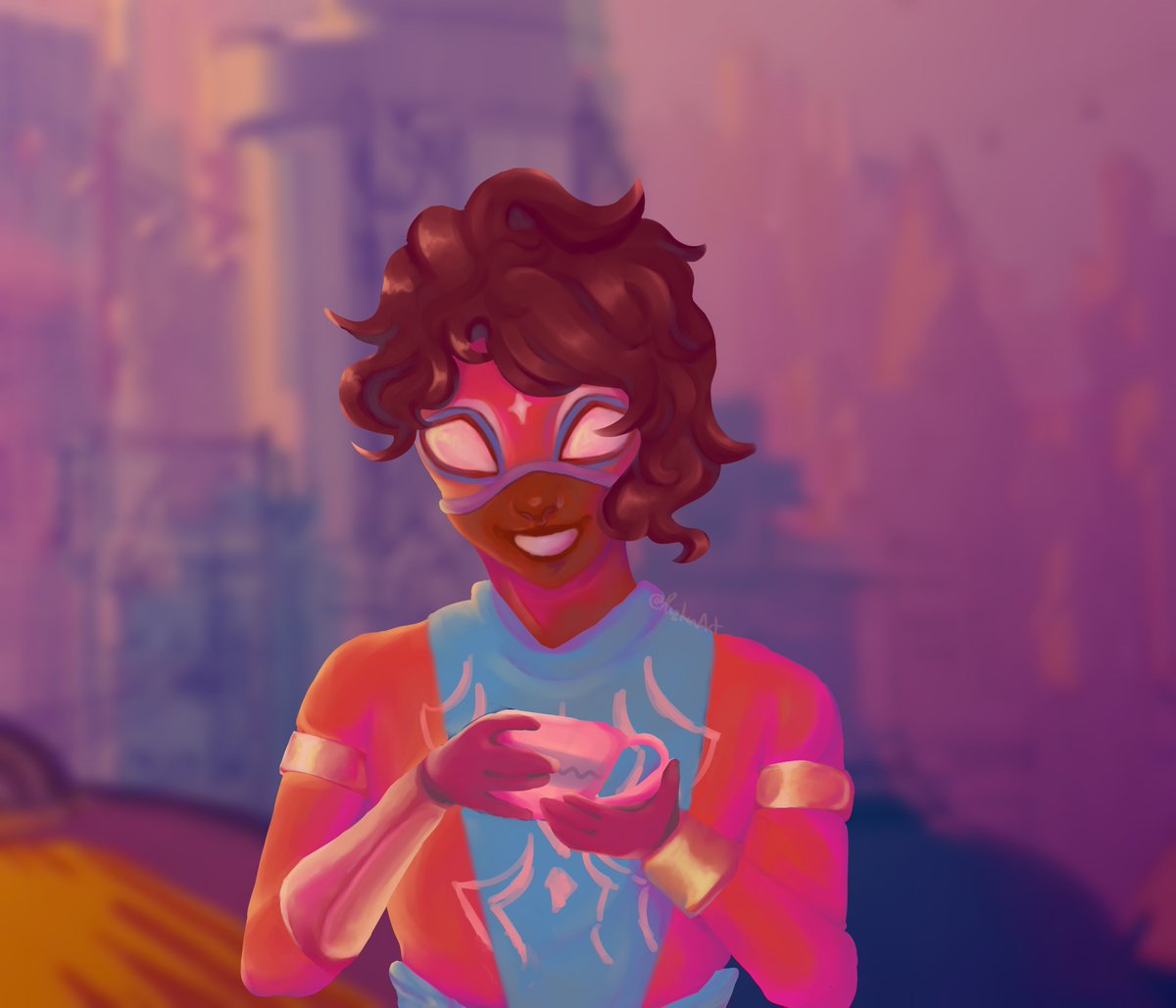 ruzhanart's tweet photo. CHAI TEA ?? CHAI MEANS TEA, BRO!! YOU'RE SAYING TEA-TEA !!!! ( enojao' en lindo )

- - - -
Dibujito de mi chai tea <3

#pavitrprabhakar #pavitrprabhakarfanart #atsv #atsvfanart #AcrossTheSpiderVerse #spiderverse #spideversefanart #fanart #spiderman #spidermanindia #pavitr https://t.co/Qm2BwEBbT6
