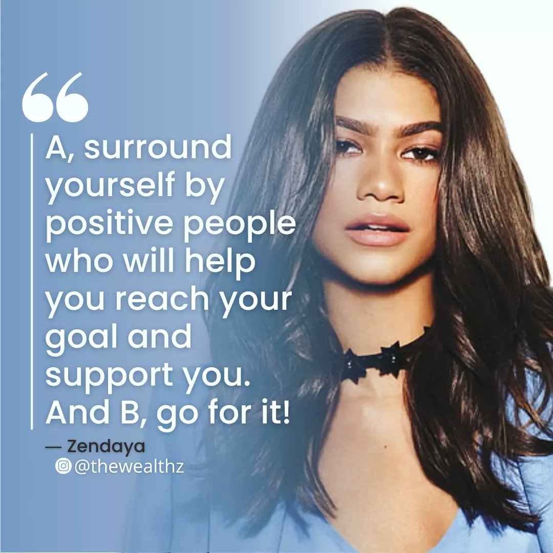 TheWealthZ's tweet photo. #zendaya #mondaymotivation #quote https://t.co/t6bodkLIqe