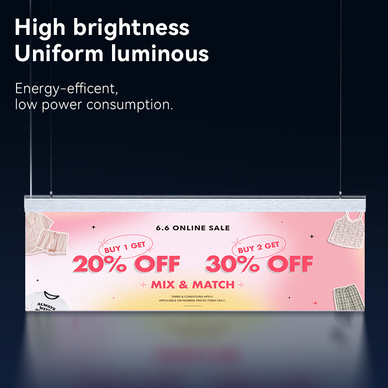 Aron3abcmix's tweet image. Double Sided Hanging LED Light Box
With its hanging design, it creates a striking and imposing presence in the store, while its LED lights provide a bright and vivid display that is sure to grab attention.
#Ledsign #led_sign_board #led_dispaly_board