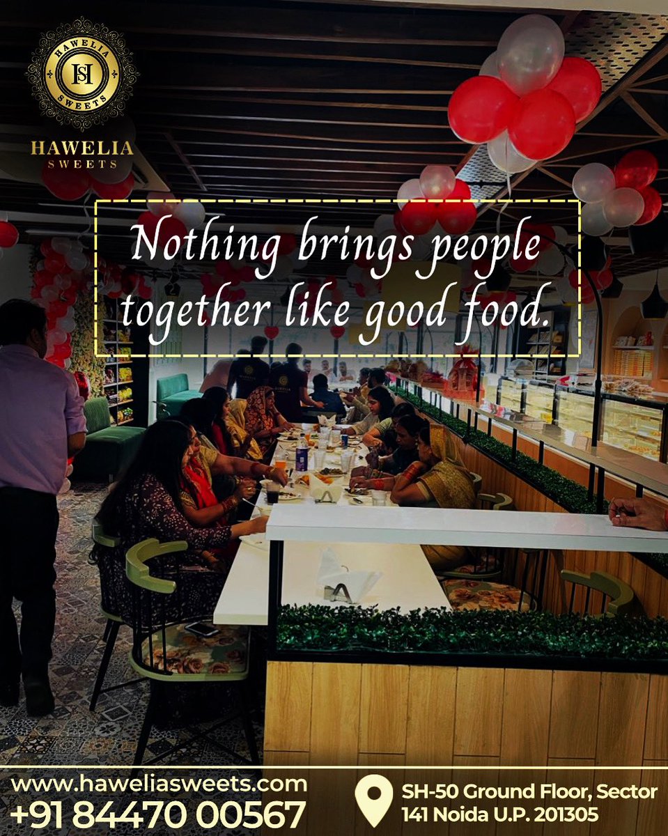 HaweliaSweets's tweet photo. Visit Hawelia Sweets with your friends and family.
.
#haweliasweets #restaurant https://t.co/9Q71rhFlTz