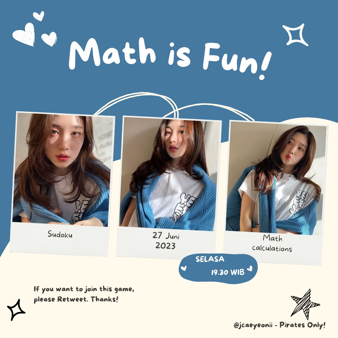 𝙈𝙖𝙩𝙝 𝙞𝙨 𝙁𝙪𝙣! ️— by <a href="/jcaeyeonii/">🦁 채연</a> ️
️️ ️
️️ ️
