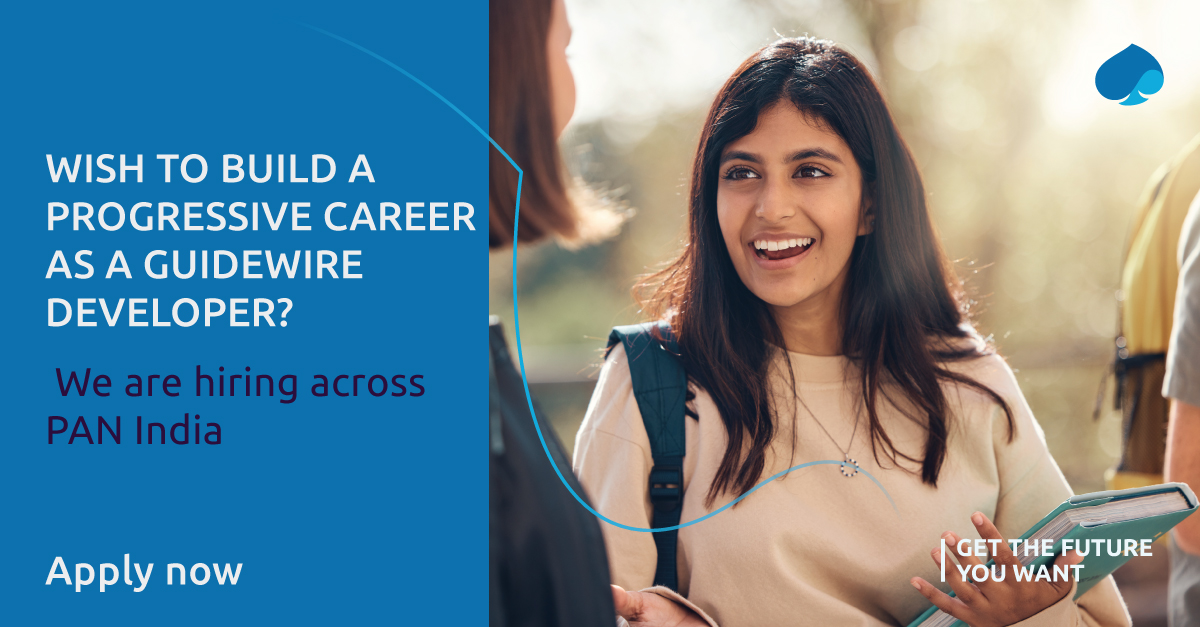 #CapgeminiIsHiring #Guidewire Developers
We are looking for professionals across PAN India with prior experience in any database Oracle / SQL Server. 
Click here to apply: bit.ly/3CLl71L 
#GetTheFutureYouWant #LifeAtCapgemini #Careers