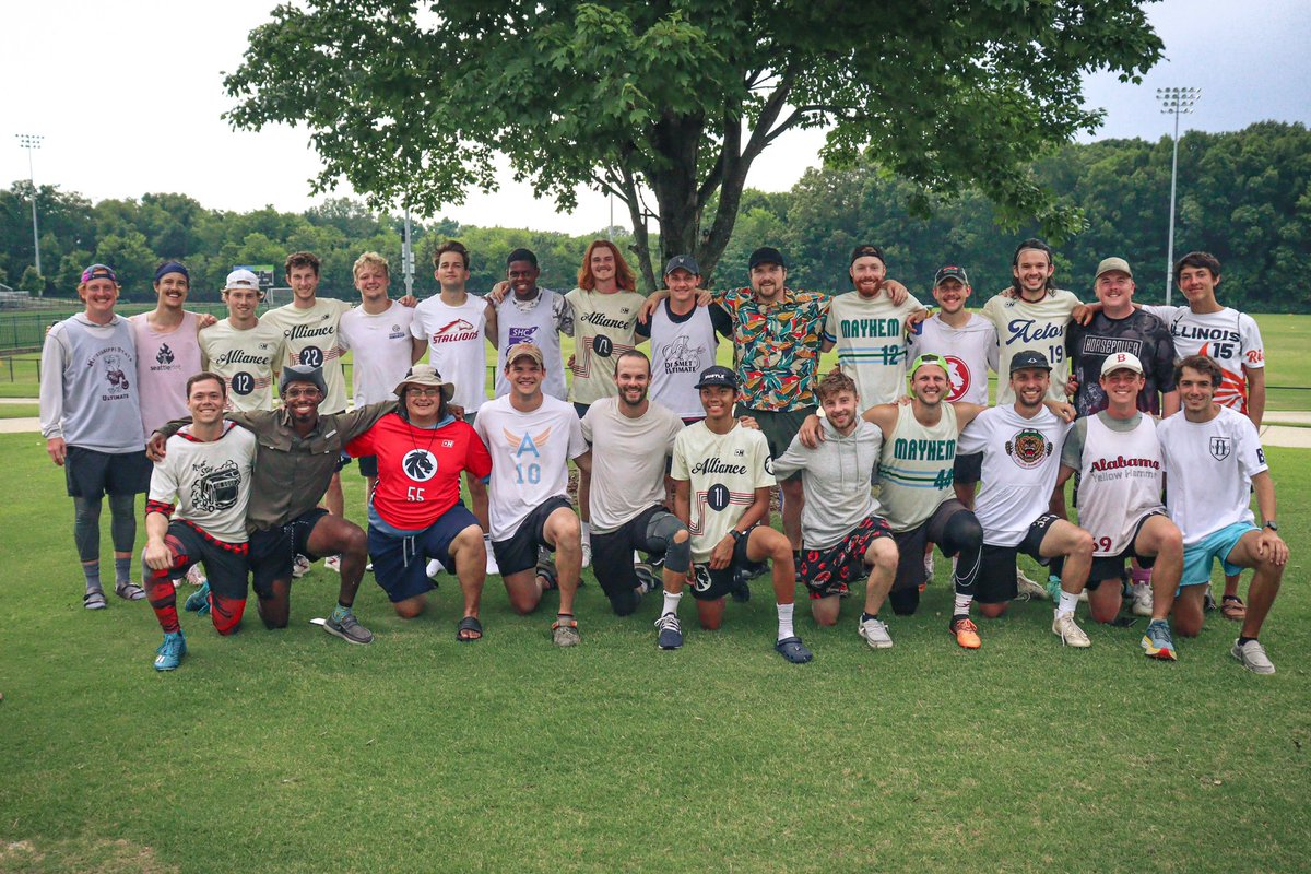 Alliance_Ulti's tweet photo. Back to back Huckfest Champs!! Alliance took a trip to Huntsville this weekend going 6-1-1 and took home another Huckfest championship! This time slightly different though, as bad weather ended up placing us as Co-Champs with Little Red Wagon. Catch y’all at Terminus in 2 weeks!! https://t.co/puW4zlitRS