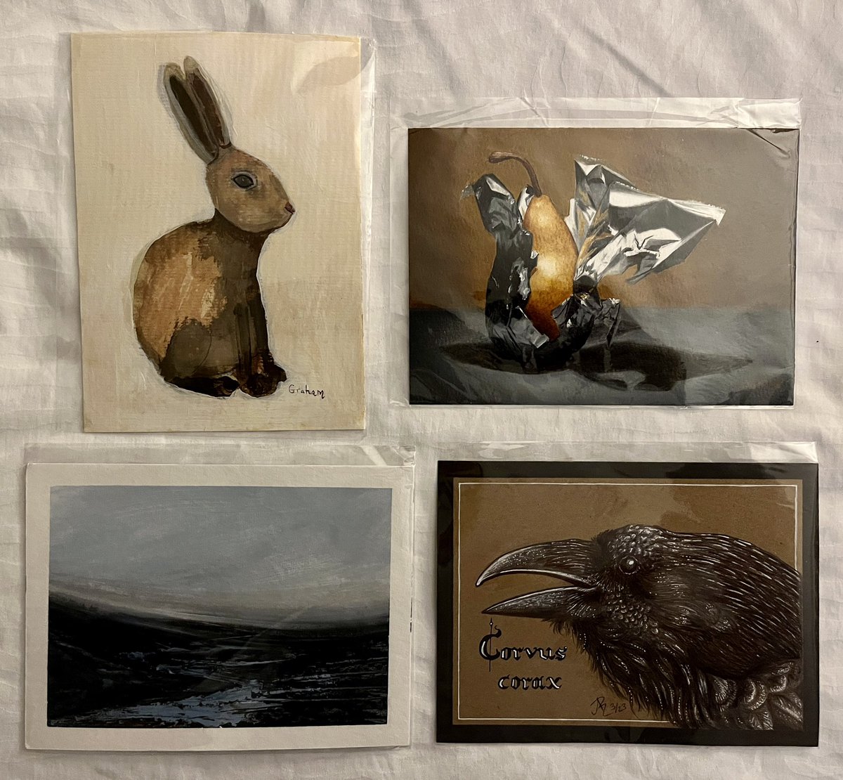 shardArtist's tweet photo. Thrilled to be at @twitrartexhibit in person. So much wonderful art—difficult to choose just 4. These by artists from 4 countries now reside in NM, USA. Thanks @lisagrahamart, @lorn_curry, @traceyhollisrowe, @annakatharinabissantz for your contribution to #TAE23 and #UNYA. https://t.co/mMGmh3YoZY