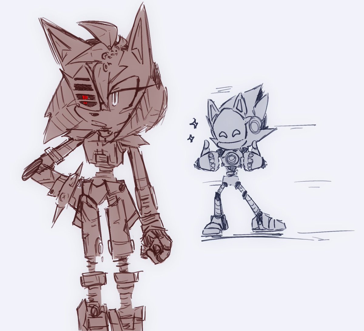 He's supportive #SonicPrime #rustyrose #MetalSonic #SonicTheHedgehog