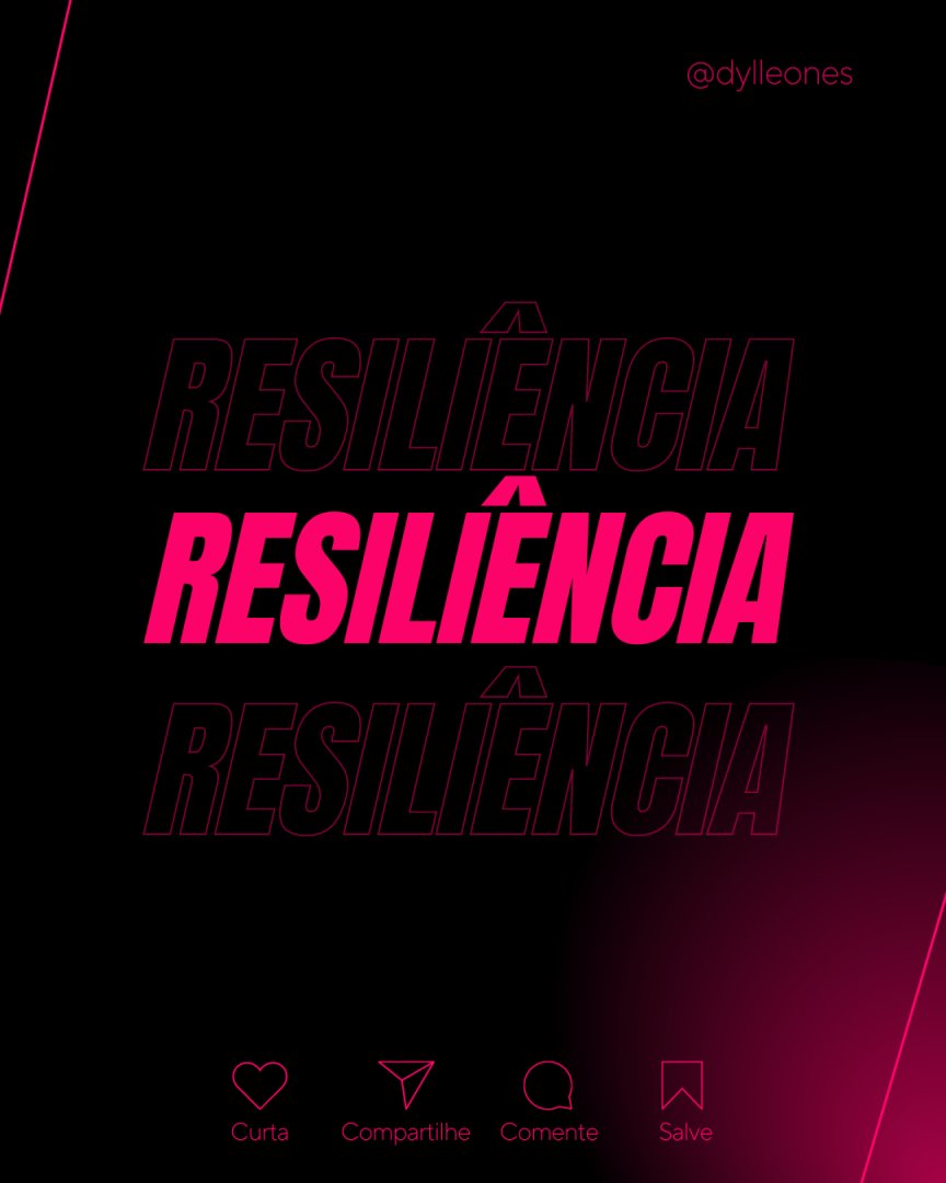 dylleones's tweet photo. "Resiliência: a chave para superar desafios e alcançar o sucesso! 🌟💪

A vida é cheia de altos e baixos, e é a nossa capacidade de ser resilientes que nos permite perseverar diante das adversidades.

#Resiliência #Superação #ForçaInterior #Sucesso" https://t.co/aR5JzgbimH
