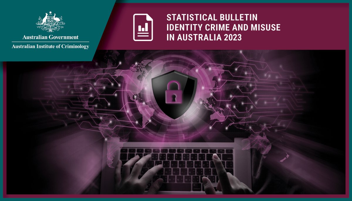 One in five respondents to a recent national survey had experienced #IdentityCrime in the past 12 months.
In a #StatisticalBulletin released today, we explore respondents lifetime &amp; recent experiences of identity crime and misuse.
Visit aic.gov.au
#AICResearch