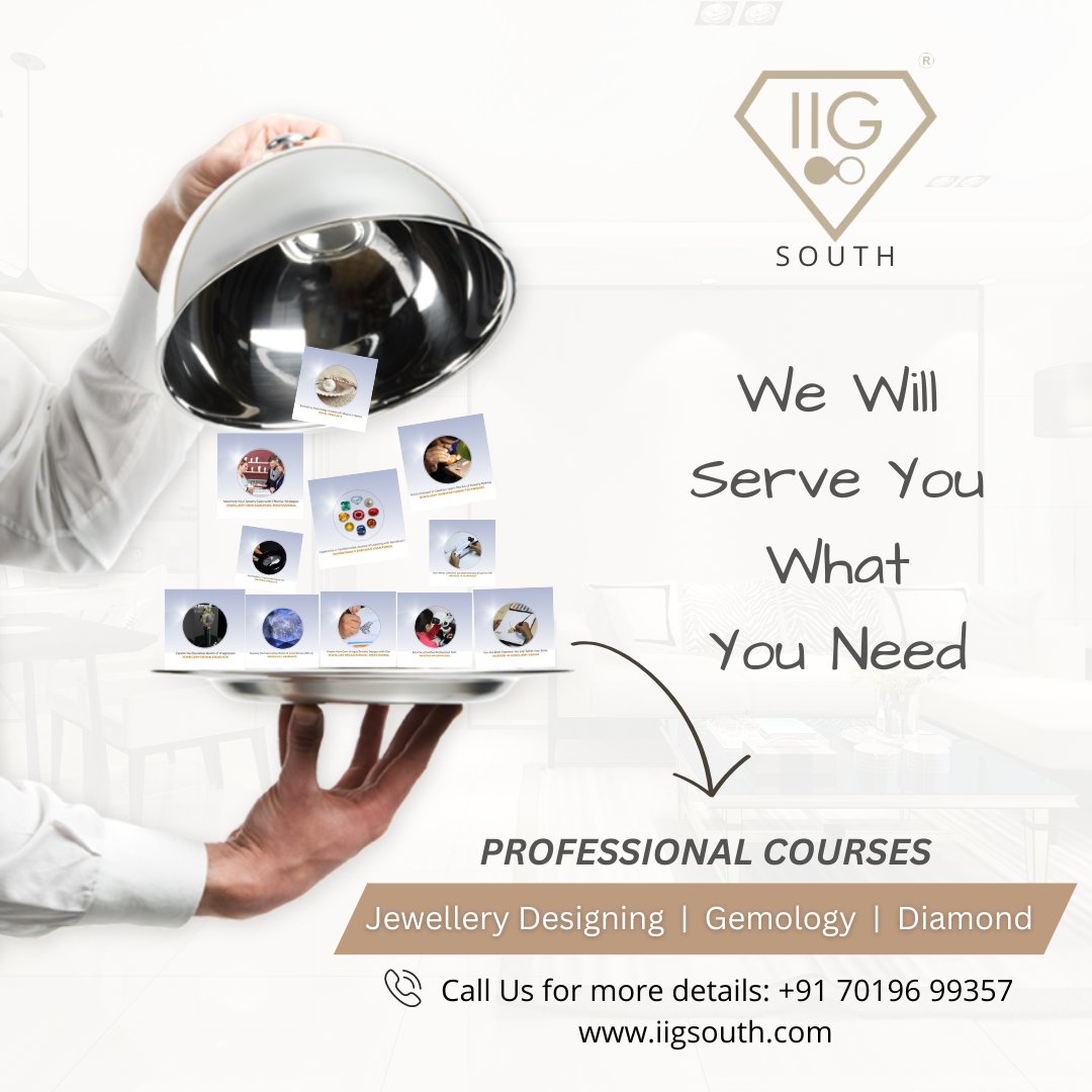 Empower your potential with our expert-led courses designed to meet your professional career needs.

#iigsouth #professionalcourses #jewelry  #Gemstones  #Diamonds #Career #creativeindustry  #TrendingNow