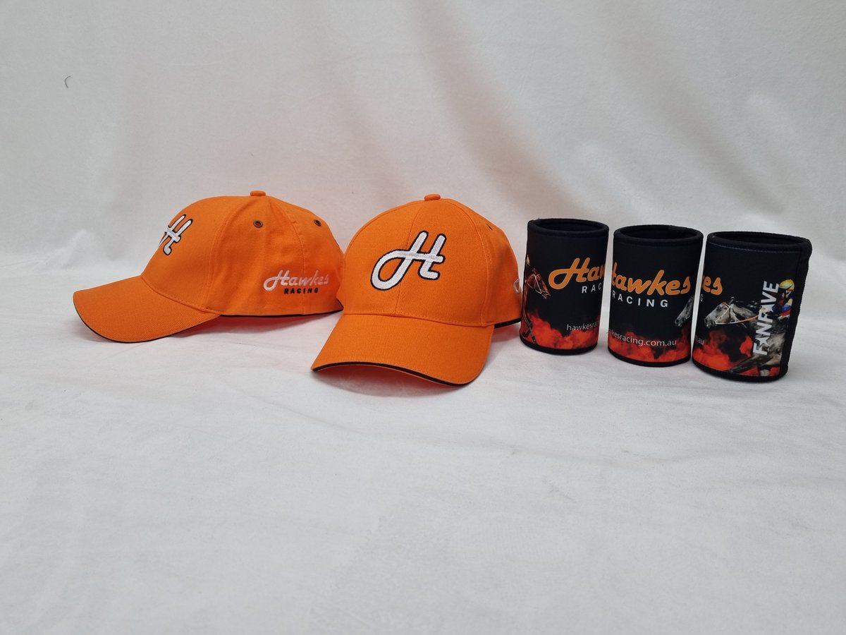 Our flaming orange Hawkes Racing official merchandise is looking hot! Head over to our website or in-store at Gold Coast Turf Club on racing days to swoop yours up.
#fanfaveaustralia #hawkesracing #HorseRacing #officialmerchandise #qldracing #fanmerchandise