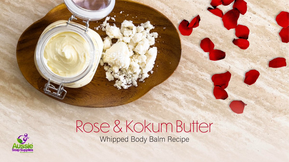 aussiesoaps's tweet photo. TUTE TUES ~
This lovely light, whipped Kokum Butter is easy to make and nourishes and protects your skin. It contains added Dri Silc to enhance the skin feel on application. Read moreโฆhttps://t.co/AHjbaRDPqp
#aussiesoapsupplies #aussiesoaps #recipe https://t.co/ohC5QdP0mP