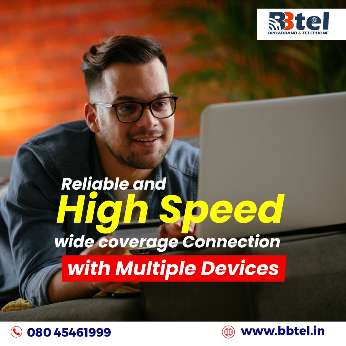 Reliable and High speed, wide coverage connection with Multiple devices- Get 400Mbps Unlimited Data @ 599/-*........
#broadband #WIFI #internetserviceprovider #HighSpeedInternet #homewifi #InternetConnection #serviceprovider #BroadbandForAll #bangaloreinternet #internetandservice