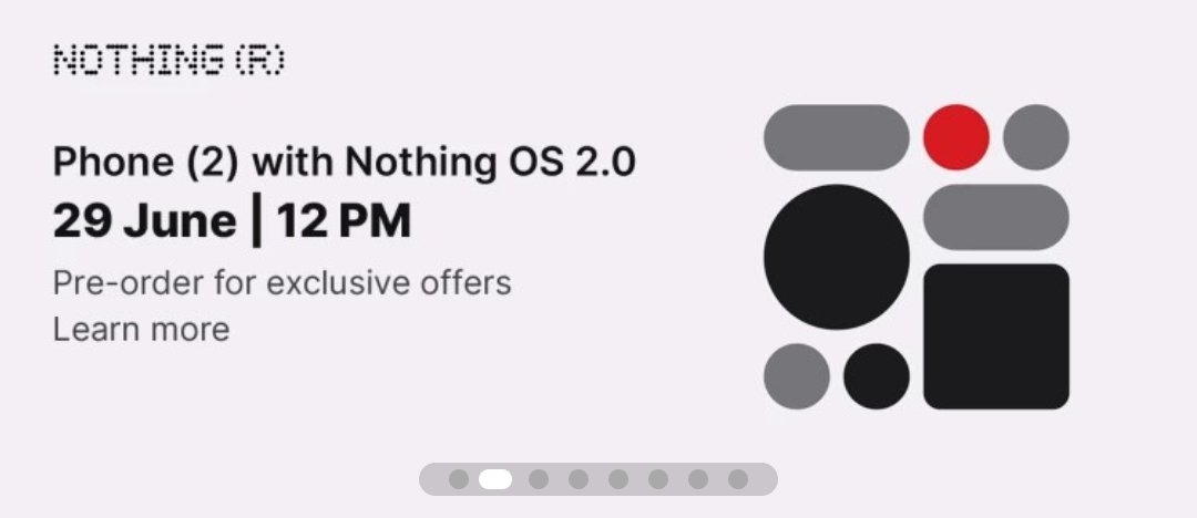 Official ✅ Nothing os 2.0 launching on 29 June 12 pm in india live page on Flipkart..
#nothingphone2 #nothingos
