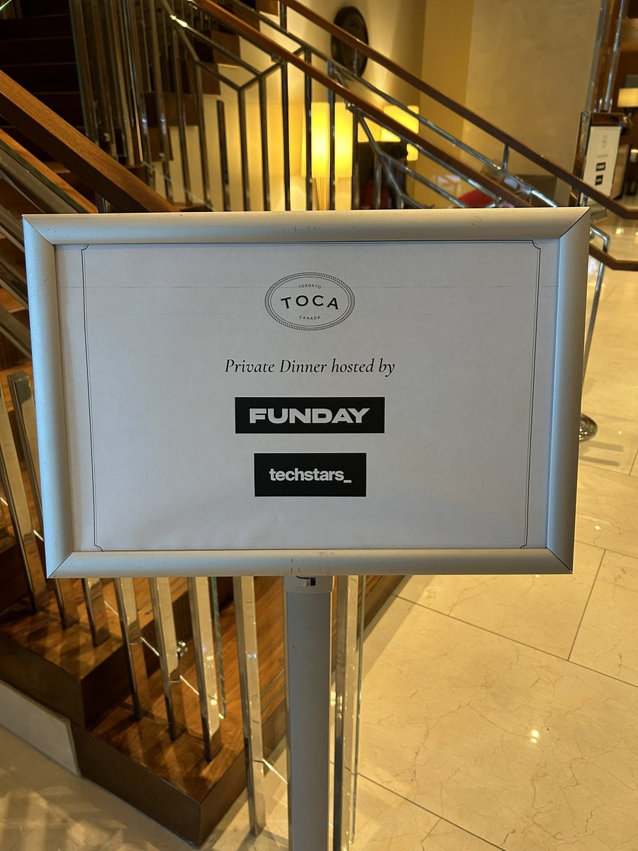 SunilSharmaCo's tweet photo. Great pre-event dinner tonight hosted by @fundayagency and @TS_Toronto with @danielnestor @paddycosgrave @notionport @jordanfliegel @eva_toronto @NLeBlanc_ and so many more! Let’s go @CollisionHQ ! #CollisionConf https://t.co/SX6V4a9ZRa